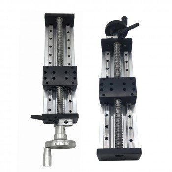 Mesa Deslizante Manual SXG5080 con Doble Guía y Husillo a Bolas para Módulo de Movimiento Lineal CNC con Volante