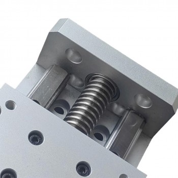 Mesa Deslizante Manual CNC con Autobloqueo, Pantalla Digital, Módulo Lineal para Posición Z y Husillo Trapezoidal