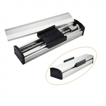 Etapa de Translación Lineal Manual QMF90 Totalmente Sellada con Husillo a Bolas (10-70kg) para Módulo Guía Lineal CNC