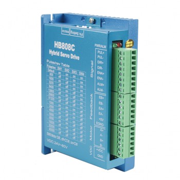 Controlador Motor Paso a Paso Lazo Cerrado HB808C 2 Fases AC18-80V para Motor Nema 17/23/24