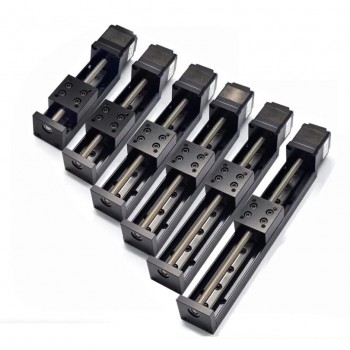 Etapa Lineal Mini Motorizada CNC con Módulo Guía Deslizante, Carrera 5-300mm, Kit Motor Nema11