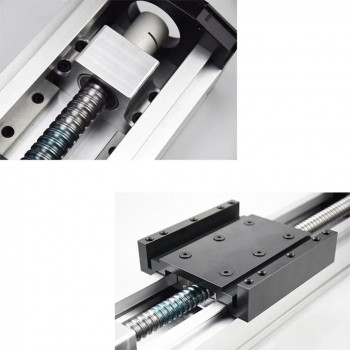 Kit de Mesa Deslizante CNC Mini Totalmente Sellada con Husillo a Bolas y Módulo de Guía Lineal Motorizada