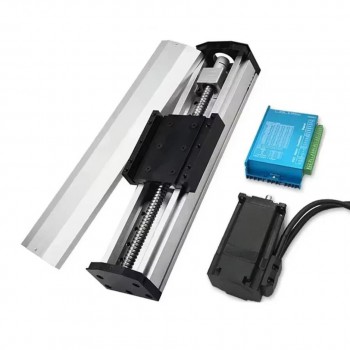 Kit de Mesa Deslizante CNC Impermeable Totalmente Cerrada con Husillo a Bolas, Etapa de Guía Lineal Motorizada de 40 mm de Ancho