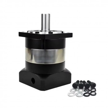 PLF120 Caja de engranajes planetarios compatible con motor paso a paso Nema 42 con eje de entrada de 19 mm