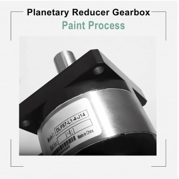 Serie DLF Reductor de velocidad con cabezal de engranaje planetario Nema 23  entrada de 1/4