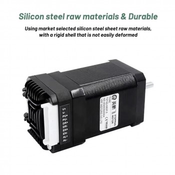 DLF Series Caja de engranajes planetarios con motor paso a paso NEMA23 integrado 2 Nm y salida 14mm