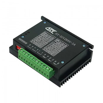 Controlador de motor paso a paso híbrido bifásico HY-DIV268N-5A de 12-48V y 0,2-5A