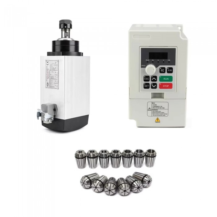 Handi Kit de husillo CNC de 3kW ER20 18000rpm 220V/380V con VFD