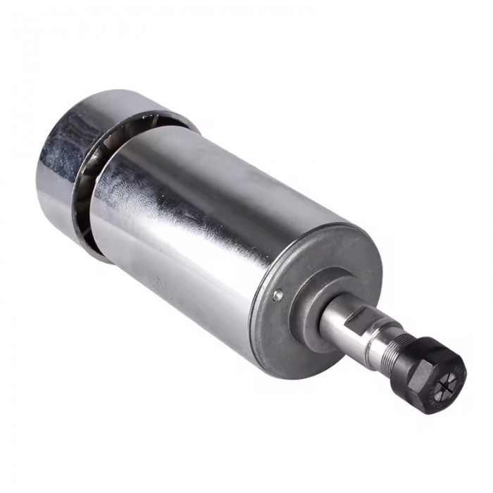 Motor de husillo CNC de 300W 48V ER11/ER16 12000rpm 52mm refrigerado por aire para grabado PCB y madera