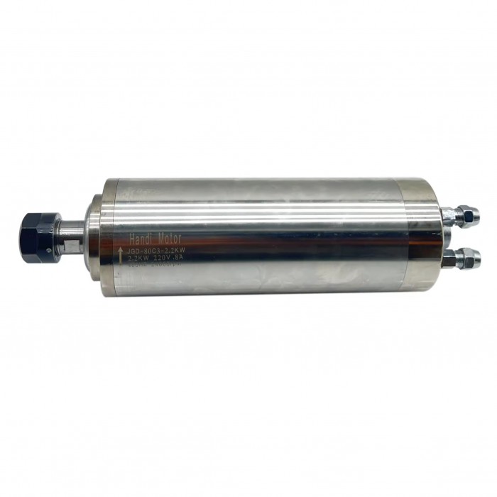 Motor de husillo CNC de 2,2kW ER20 80mm 24000rpm 110V/220V/380V refrigerado por agua