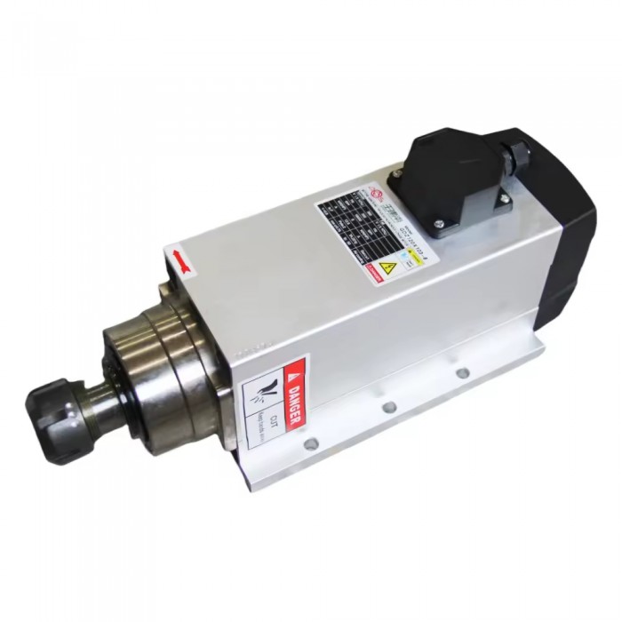 Motor de husillo CNC de 6kW ER32 18000rpm 220V/380V refrigerado por aire para grabado en madera