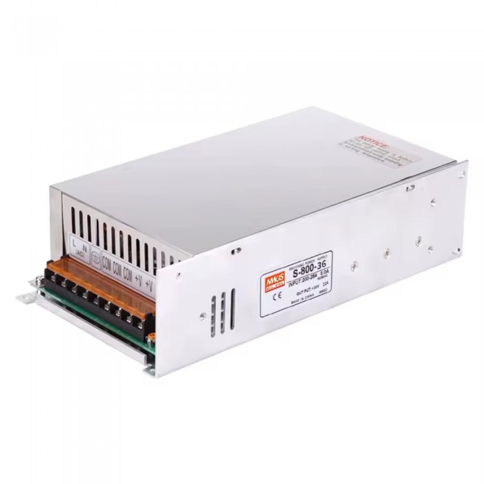 MeanWell S-800 Fuente de alimentación conmutada CNC de 800W 48–130V y salida única