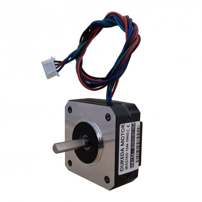 OUKEDA NEMA 17 Motor paso a paso plano de 13Ncm 3.5V 1A 2 fases y 4 cables