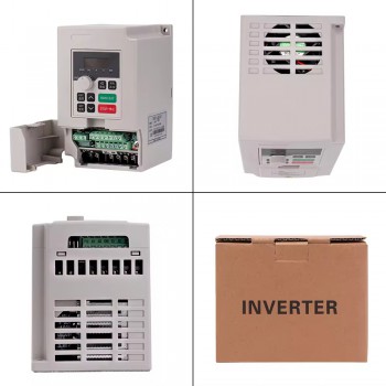 Variador de frecuencia VFD de 3,7kW 5HP 220V/380V para husillo CNC