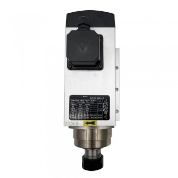 Kit de husillo CNC de 4,5kW ER32 24000rpm 220V/380V refrigerado por aire con VFD de 5,5kW