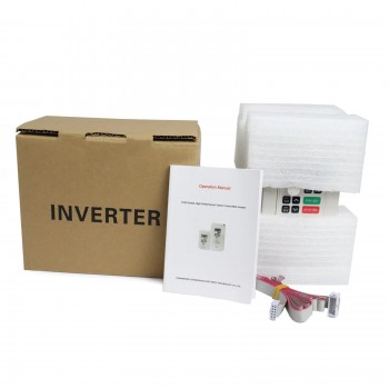 Variador de frecuencia VFD de 5,5kW 220V/380V para husillo y grabadora CNC