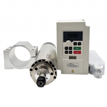 Mini kit de husillo CNC de 0,8kW ER11 refrigerado por aire con VFD de 0,75kW