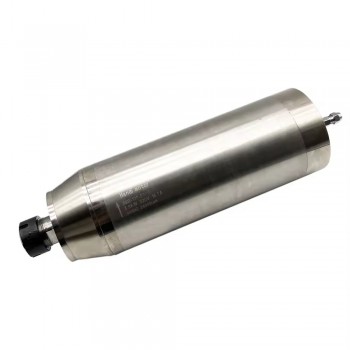 Kit de husillo CNC de 5,5kW ER32 220V/380V refrigerado por agua con VFD soporte de 125mm y pinzas ER32