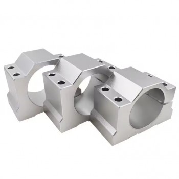 Soporte de aluminio para motor de husillo CNC de 65mm/80mm/100mm/125mm