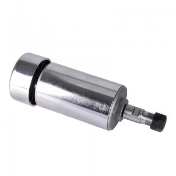 Motor de husillo CNC de 300W 48V ER11/ER16 12000rpm 52mm refrigerado por aire para grabado PCB y madera