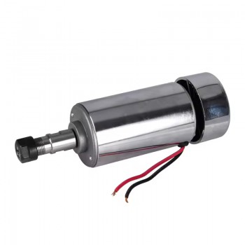 Motor de husillo CNC de 300W 48V ER11/ER16 12000rpm 52mm refrigerado por aire para grabado PCB y madera