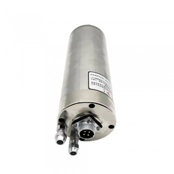 Motor de husillo CNC de 3kW ER20 100mm 24000rpm 110V/220V/380V refrigerado por agua