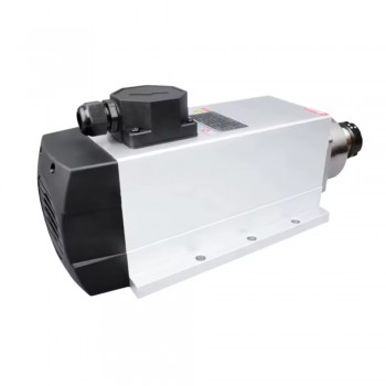 Motor de husillo CNC de 6kW ER32 18000rpm 220V/380V refrigerado por aire para grabado en madera