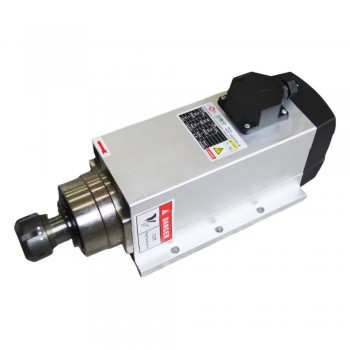 Motor de husillo CNC de 6kW ER32 18000rpm 220V/380V refrigerado por aire para grabado en madera