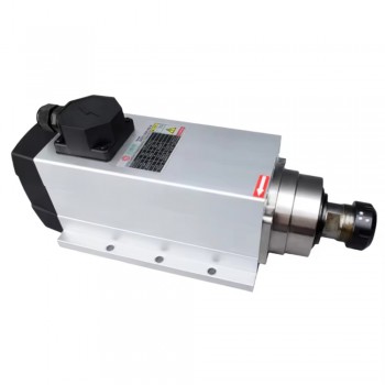 Motor de husillo CNC de 6kW ER32 18000rpm 220V/380V refrigerado por aire para grabado en madera