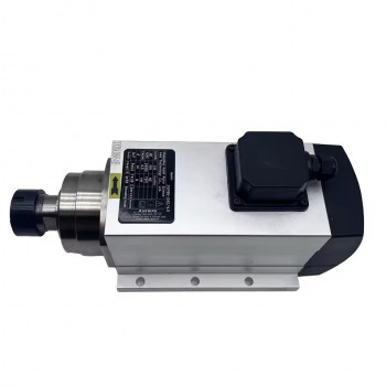 Motor de husillo CNC cuadrado de 4,5kW ER32 18000/24000rpm 220V/380V refrigerado por aire