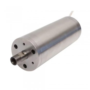 Motor de husillo CNC de 300W ER8 48mm 60000rpm 75V refrigerado por agua