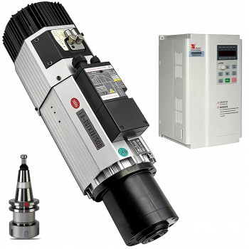 Kit de husillo ATC de 9kW ISO30 125mm con VFD Fuling de 11kW trifásico 220V/380V