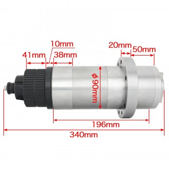 Husillo ATC BT30 de 6000rpm con cilindro neumático para router CNC