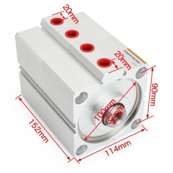 Husillo ATC BT30 de 6000rpm con cilindro neumático para router CNC