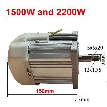 Kit de servomotor CA sin escobillas de 550W a 2.2kW y 1.85Nm a 6.85Nm con controlador CNC