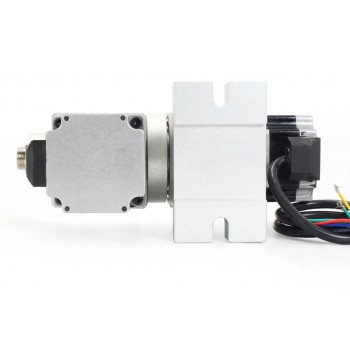 Cabezal divisor CNC de 5º eje A+C con reductor armónico 50:1 y motor paso a paso NEMA 23