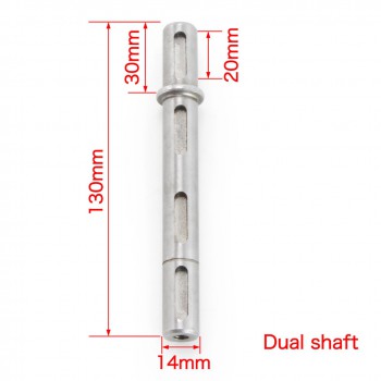 NEMA 23 Eje de salida simple o doble de Ø14mm para reductor sinfín NMRV030