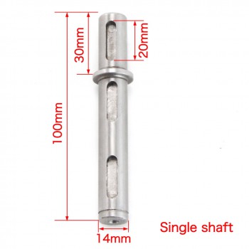 NEMA 23 Eje de salida simple o doble de Ø14mm para reductor sinfín NMRV030
