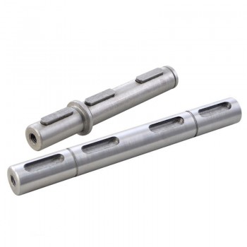 Eje de salida simple o doble de Ø18mm para reductor sinfín NMRV040