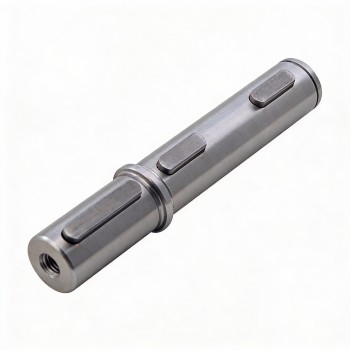 Eje de salida simple o doble de Ø25mm para reductor sinfín NMRV50