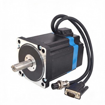Motor paso a paso de lazo cerrado Nema 34, 5,8 Nm, 1,8 grados, Φ14 mm con codificador 1000PPR