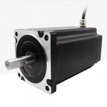 CASUN Motor paso a paso híbrido NEMA 34 impermeable IP67 9Nm 1,8° 12,95V 2 fases