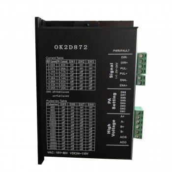 Kit CNC de motor paso a paso de 1 eje 4,5Nm1,8 Deg Nema 34 Motor paso a paso y controlador