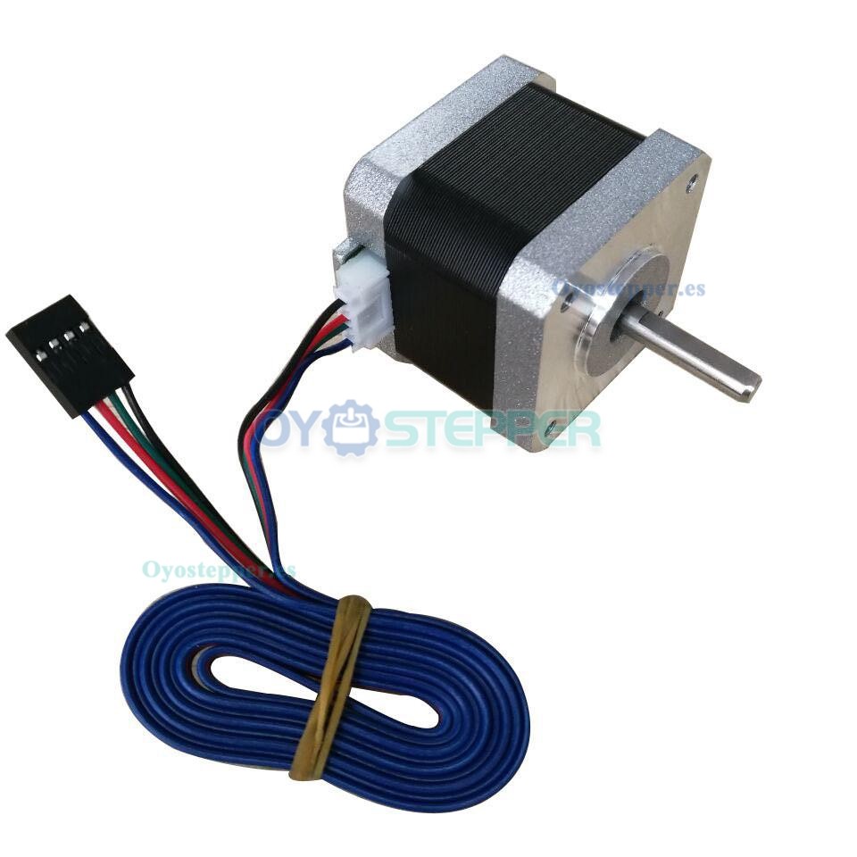 Oukeda Motor Paso a Paso NEMA 17 17HS44011.8° 45 N·cm 2 Fases para Impresora 3D y Robótica