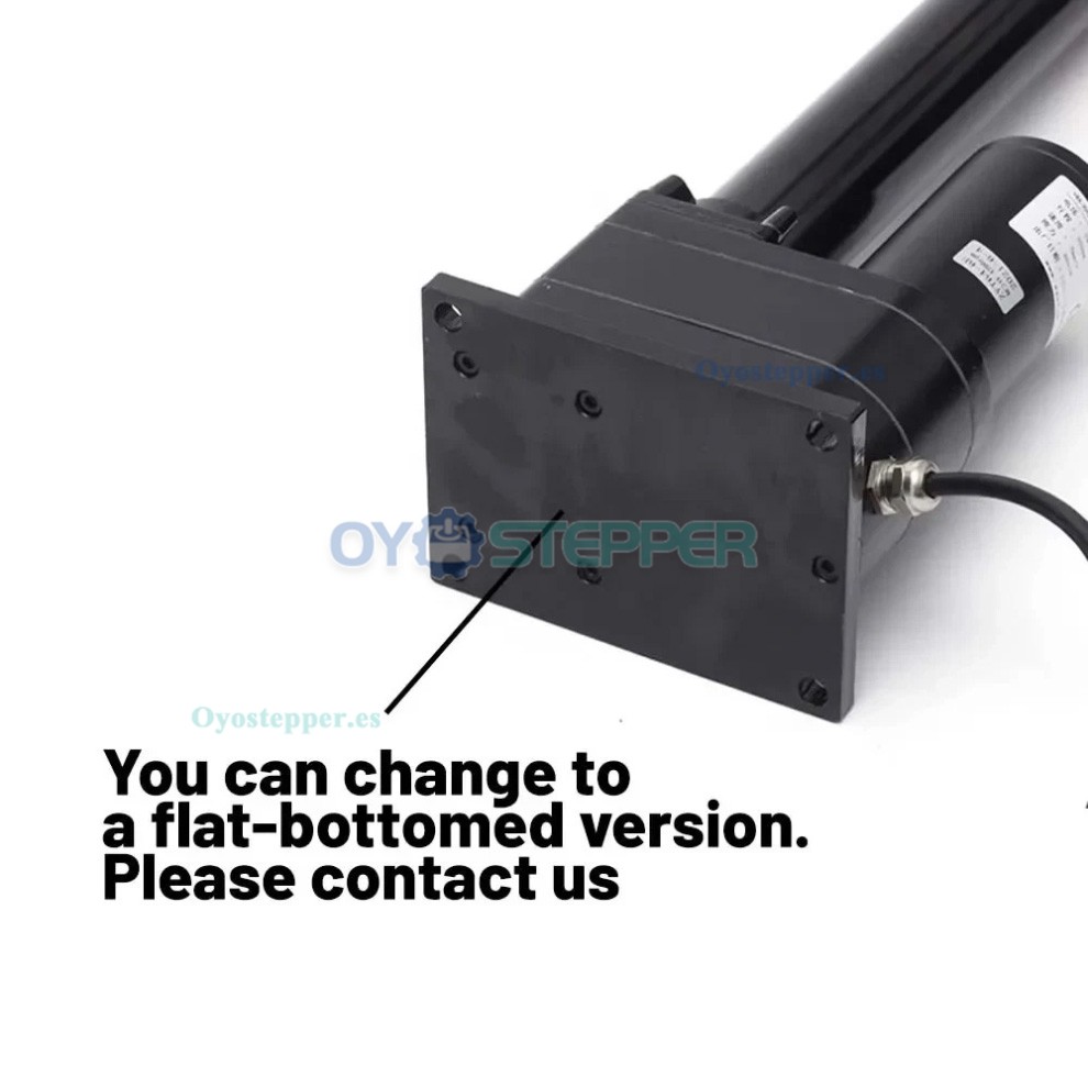 Actuador lineal el&eacute;ctrico de alta carga de 12V o 24V y 220lb a 2204lb con IP65 y carrera de 50 a 500mm
