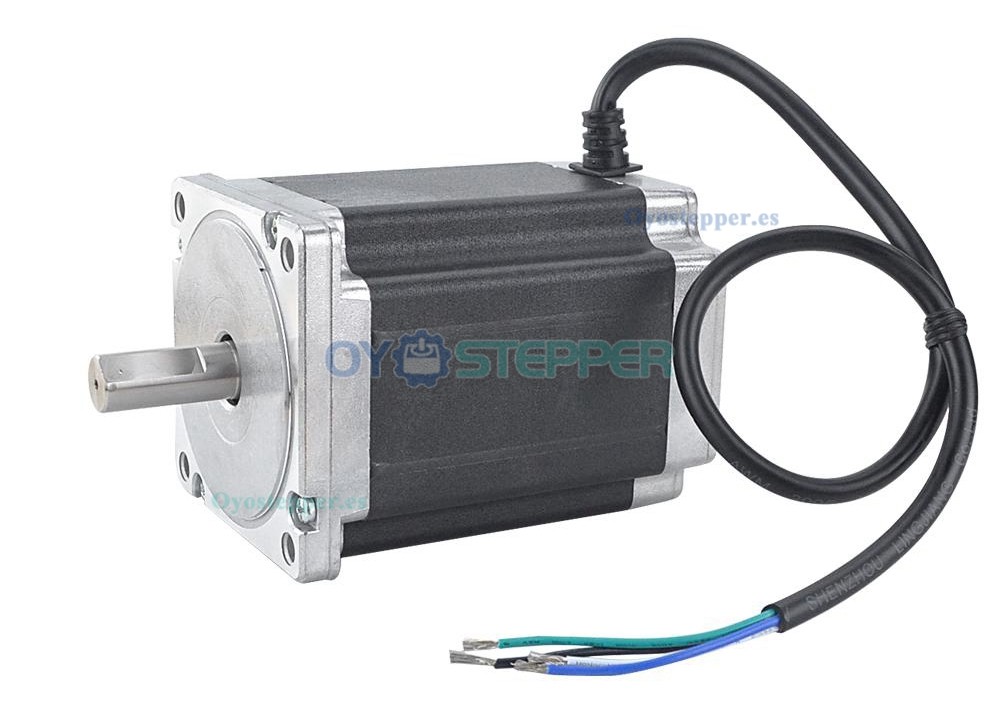 Nema 34 CNC Stepper Motor 1.8 Deg 8.5Nm (1203.94oz.in) 4 Wires High Torque Stepping Motor D-Cut Shaft