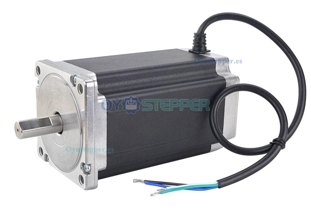 Nema 34 High Torque Bipolar CNC Stepper Motor 1.8 Deg 12.0Nm (1699.68oz.in) 86x86x150.5mm 5.2 A 4 Wires