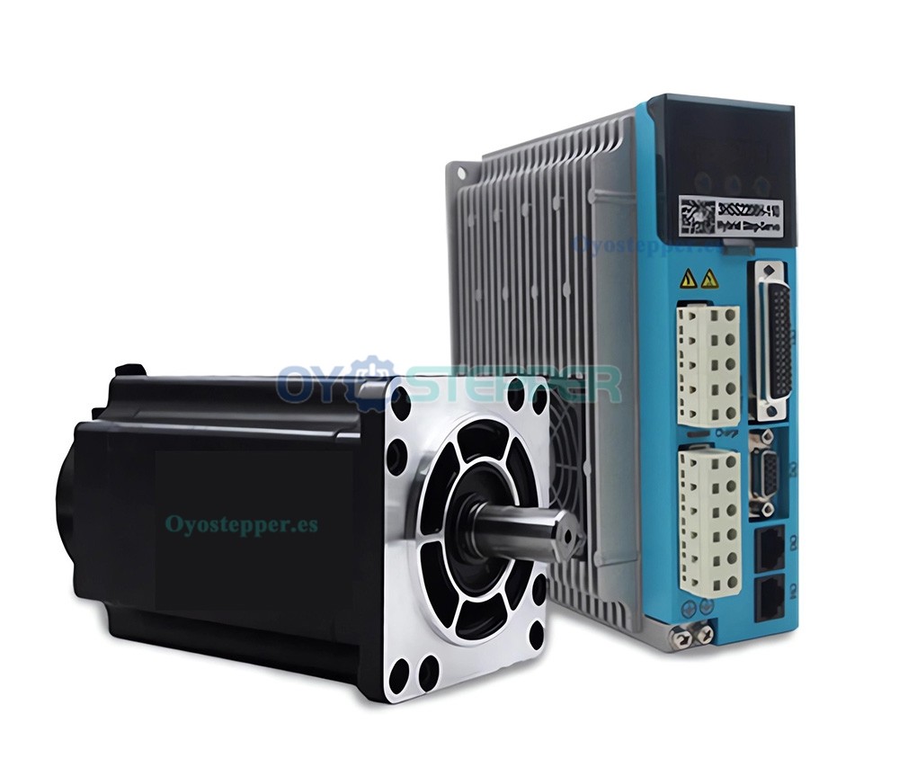 Kit CNC con Motor Paso a Paso Lazo Cerrado NEMA 42 3 Fases Eje 19mm y Controlador H&iacute;brido Servo