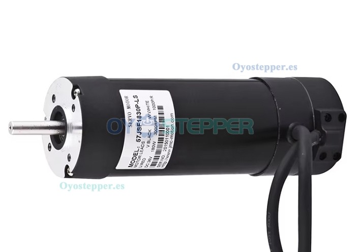 Motor Servo DC Sin Escobillas 180 W 36 V – 0.6 N·m 3400 RPM Φ57 mm para Impresoras Inkjet