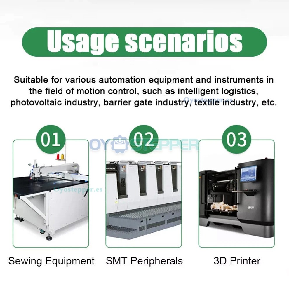 Kit CNC 5 Ejes con Motor Paso a Paso Lazo Cerrado Nema 23 57mm 3Nm, Controlador y Fuente